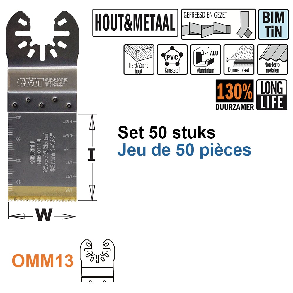 Multitoolzaagblad voor hout en metaal, 32mm
