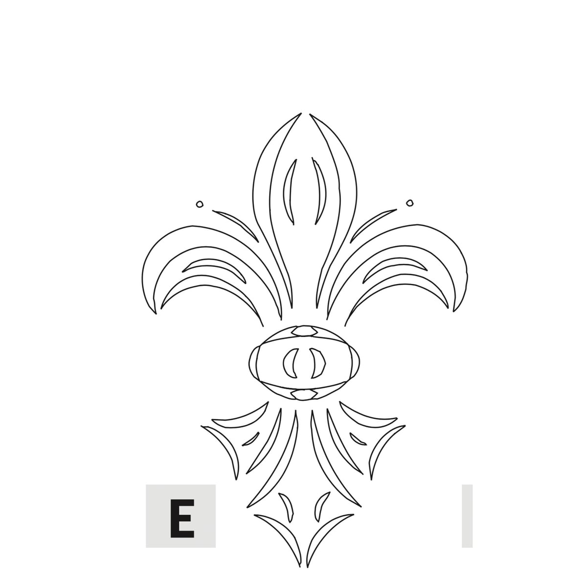 E-Deur Fleur-de-Lys