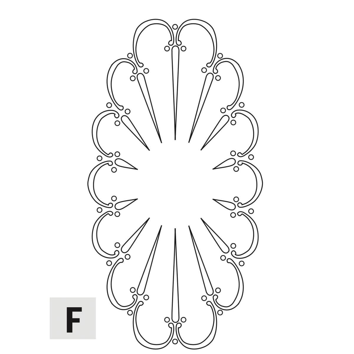 F-Spaanse waaier