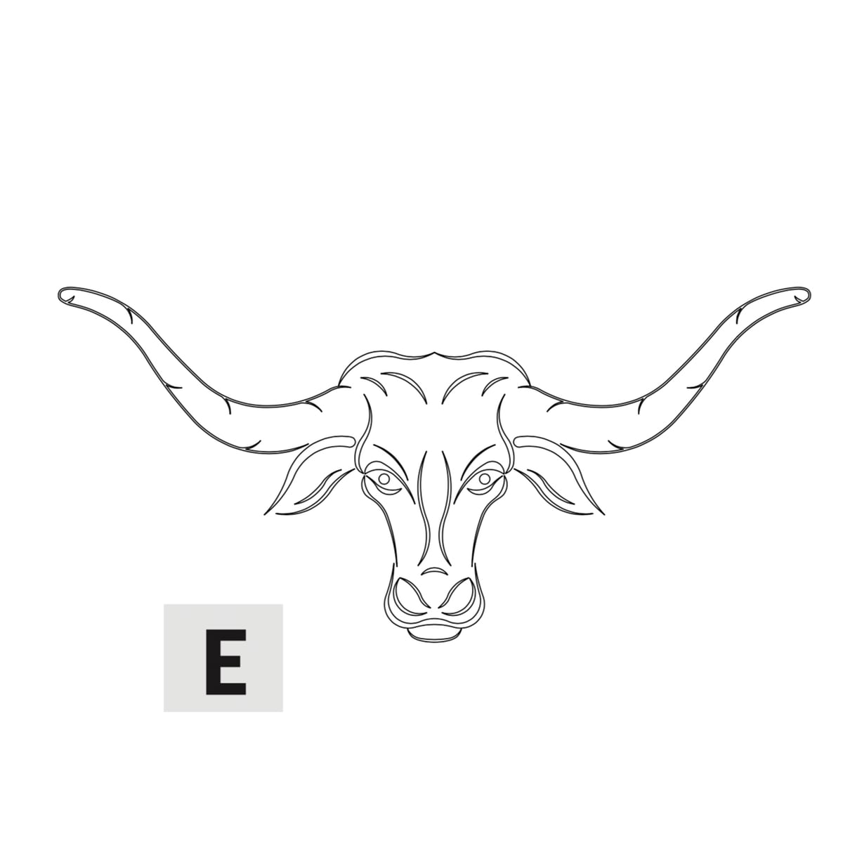 Kastdeur Stier - E