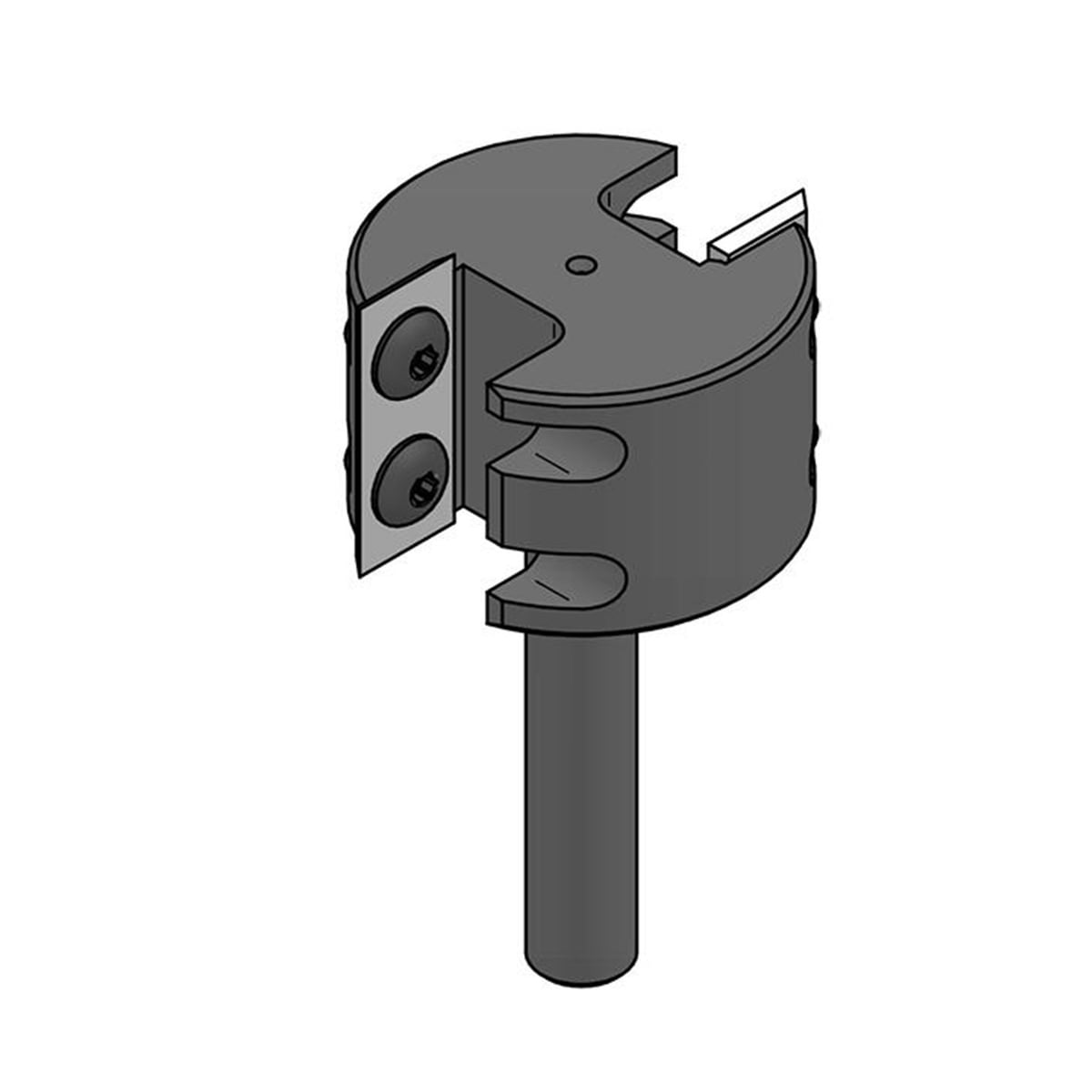 Rabatfrees met wisselbare messen voor inbouw slot No-Ha"", HW