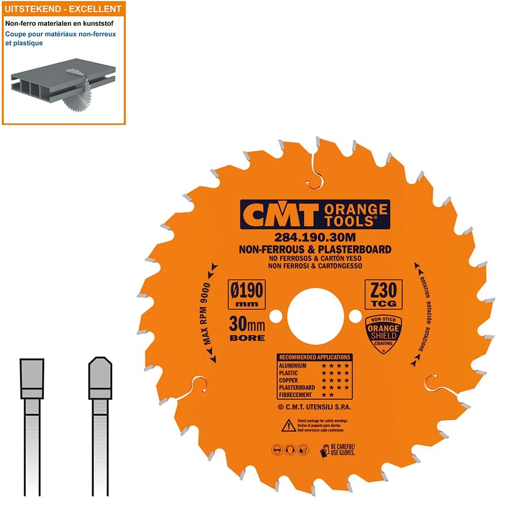 Cirkelzaagblad voor non-ferro metalen (aluminium)