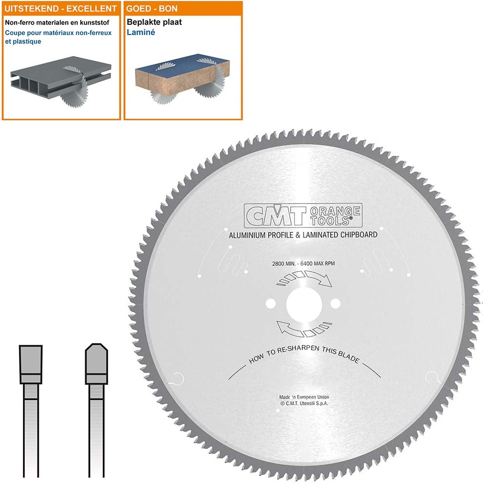 Cirkelzaagblad voor non-ferro metalen (aluminium)